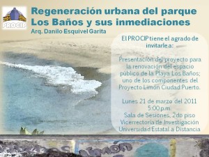 Invitación charla Playa Los Baños